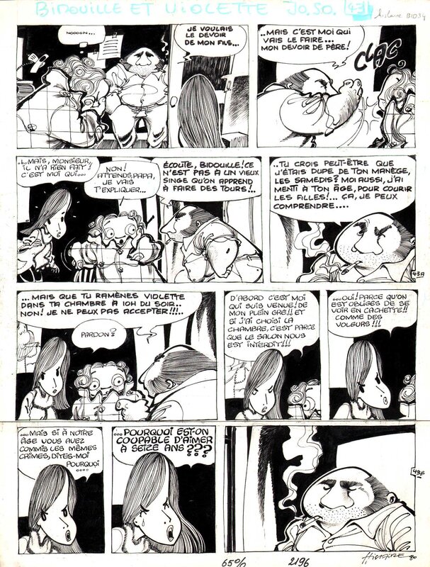 Bernard Hislaire, Bidouille et Violette - Comic Strip