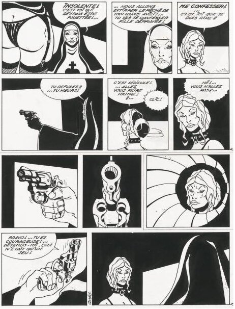Eva by Didier Comès - Comic Strip