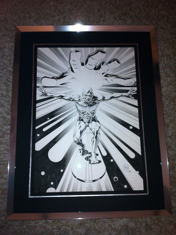 Silver Surfer par Craig Hamilton - Planche originale