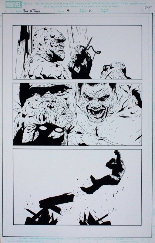 Jae Lee, Hulk Vs Thing Issue 4 page 12 - Comic Strip