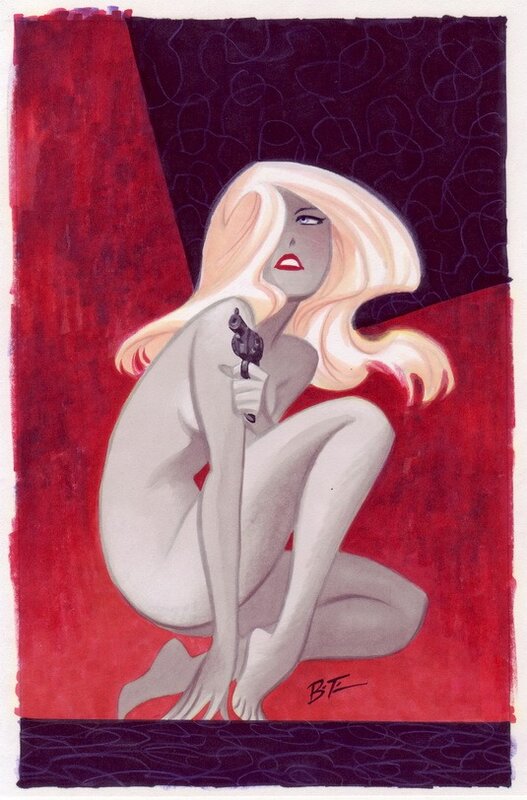 Naked Fat Rave by Bruce Timm - Original Illustration