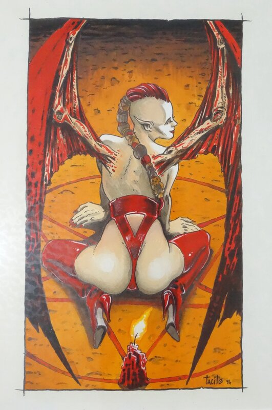 Franck Tacito, Illustration originale 666 - Original Illustration