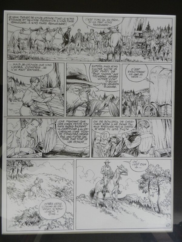 Michel Blanc-Dumont, Blueberry - Il faut tuer Lincoln - Planche 22 - Planche originale