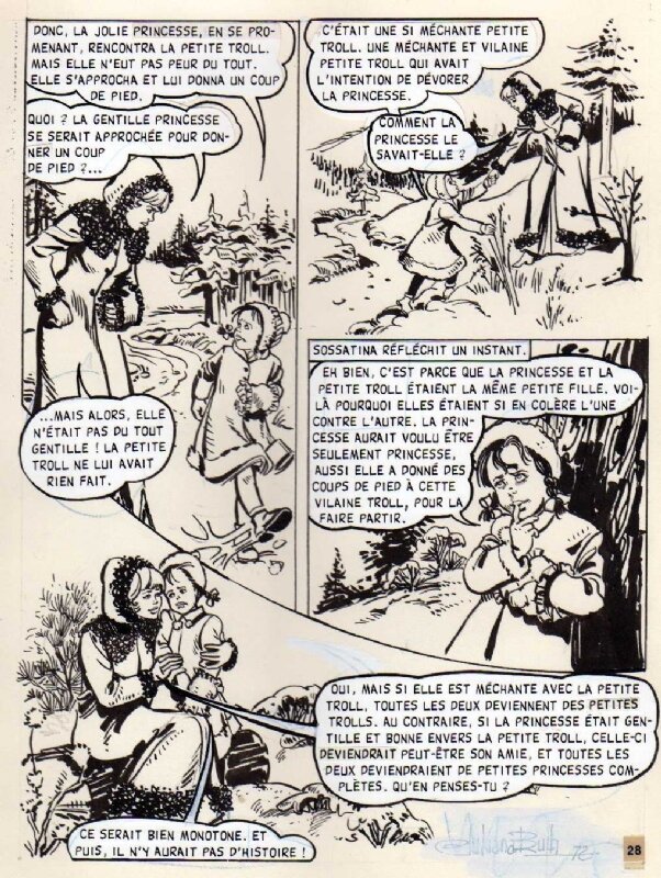 Planche de Juliana Buch parue dans le magazine Clapotis édité par Artima - Comic Strip