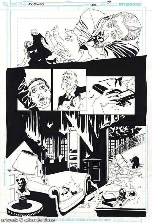 Eduardo Risso, 100 Bullets #100 pg37 - Comic Strip