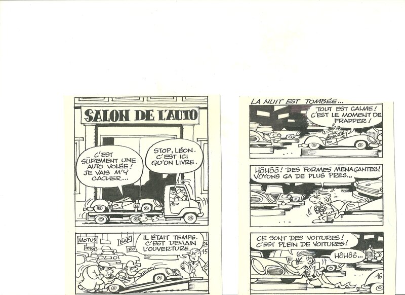 Super dingue par Paul Deliège - Planche originale