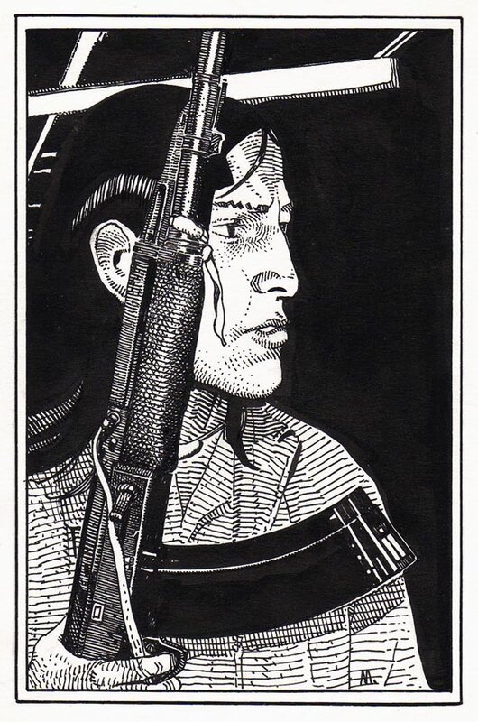 Moebius indien par Moébius Moebius, Jean Giraud - Illustration originale