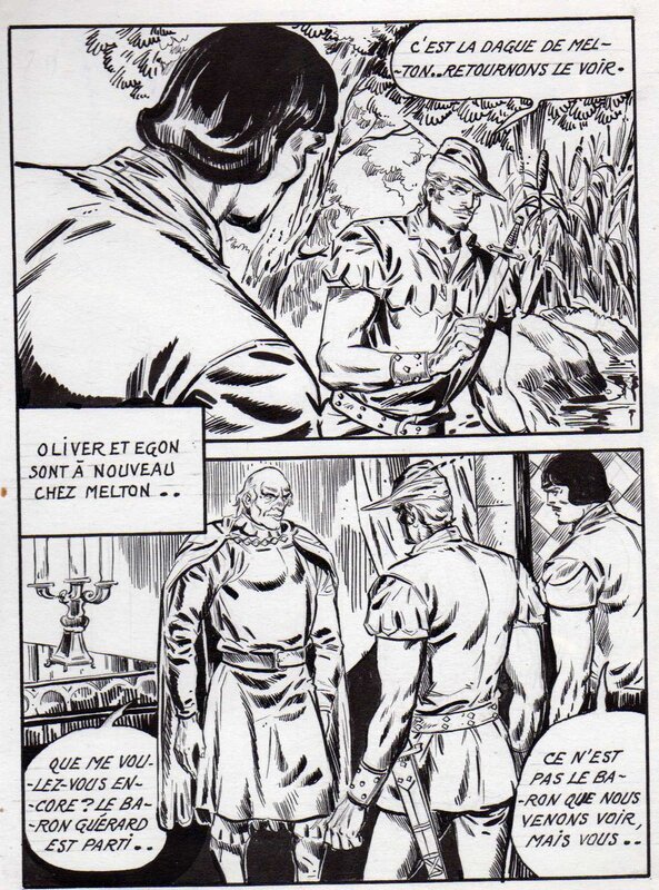 Carlos Laffond, Oliver (Impéria), planche du n°271 - Comic Strip