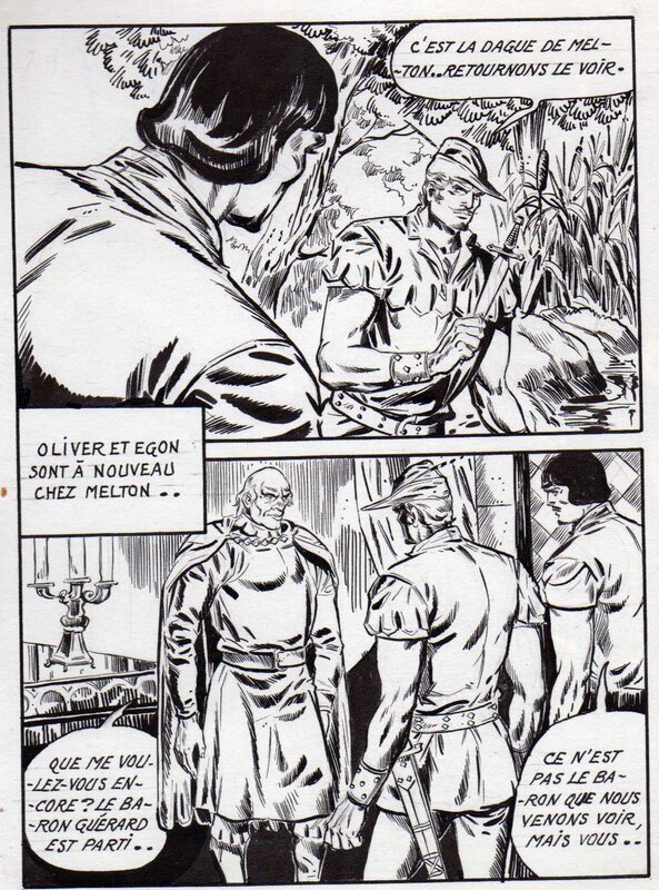 Carlos Laffond, Oliver (Impéria), planche du n°271 - Planche originale