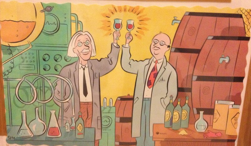 L'alchimie du vin par Seth - Illustration originale