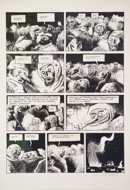 Isaac le pirate par Christophe Blain - Planche originale