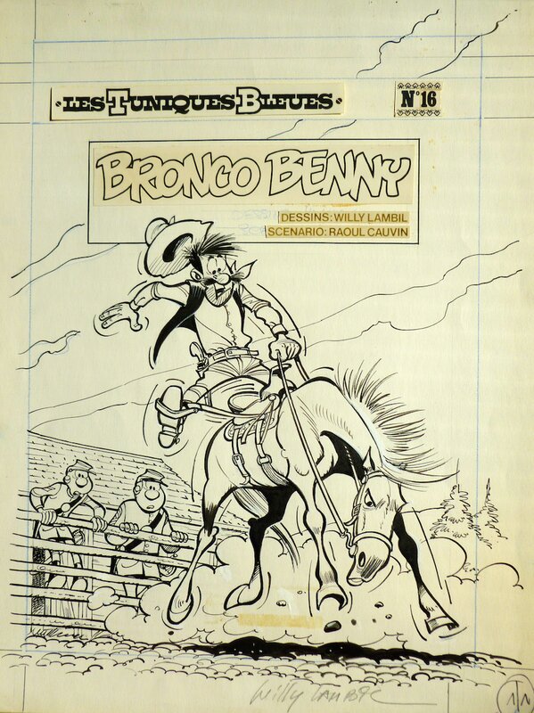 Lambil - Bronco Benny - Original Cover