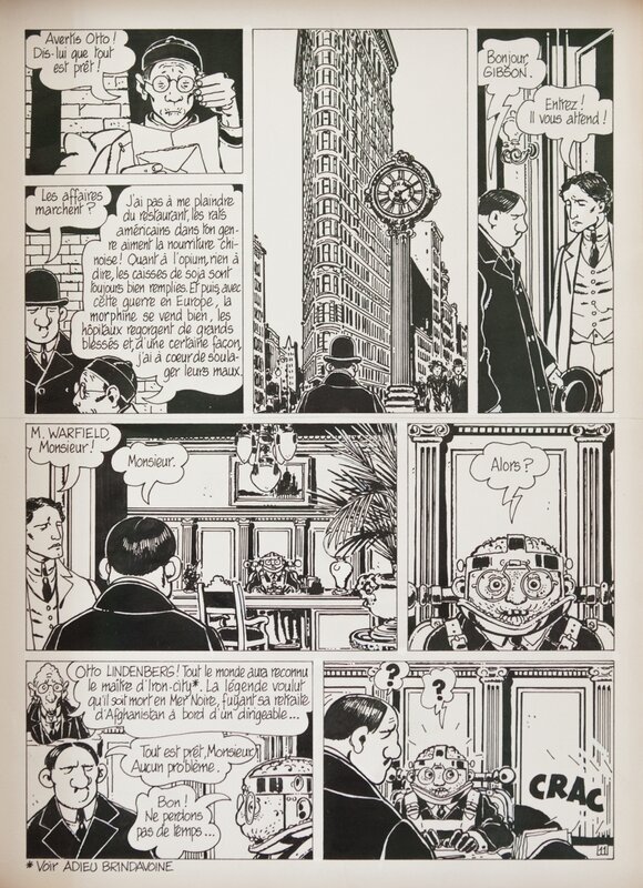 Jacques Tardi, Adèle Blanc-Sec / Le Secret de la Salamandre - Comic Strip