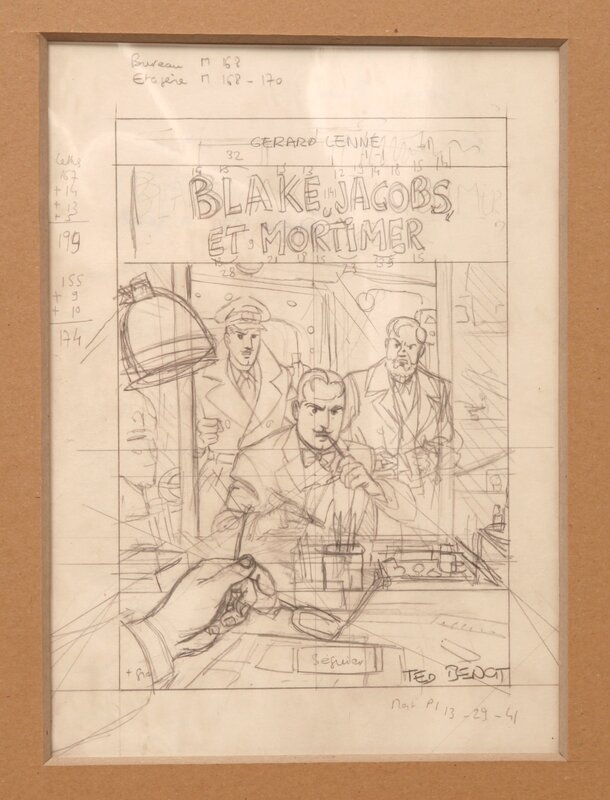 Ted Benoit, Crayonné Blake Jacobs Mortimer - Original art