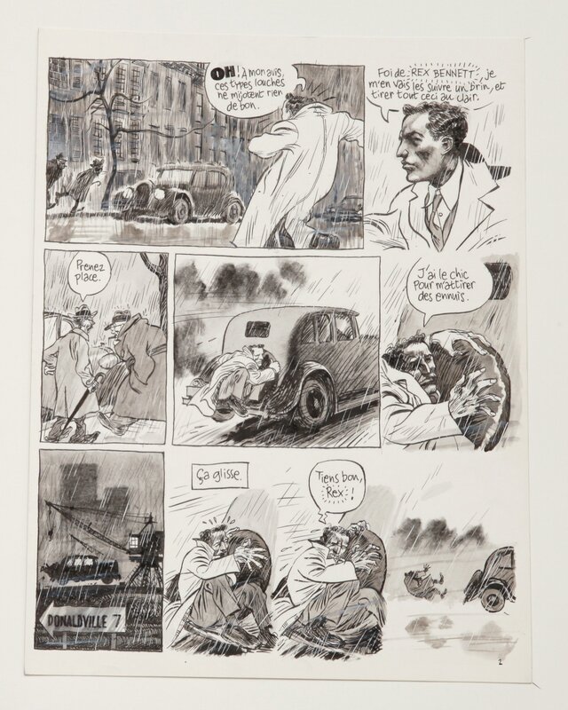 Blutch, Foi DE REX BENNET !! - Planche originale