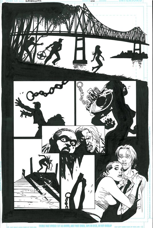 Eduardo Risso, 100 Bullets #52 pg12 - Comic Strip
