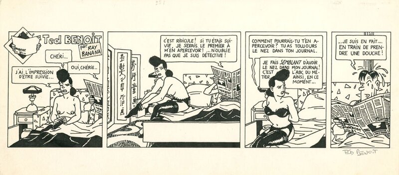 Ted Benoit by Ray Banana - Comic Strip