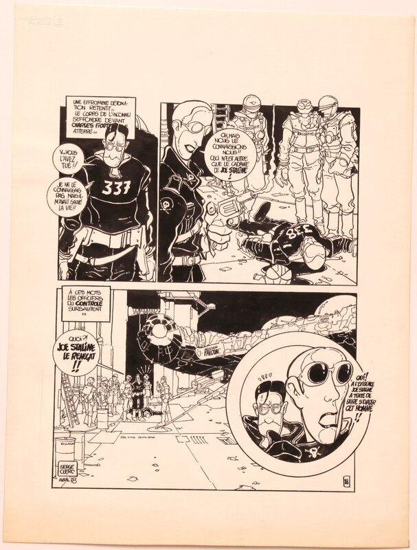 Serge Clerc, Le CADAVRE DE JOE STALINE - Comic Strip