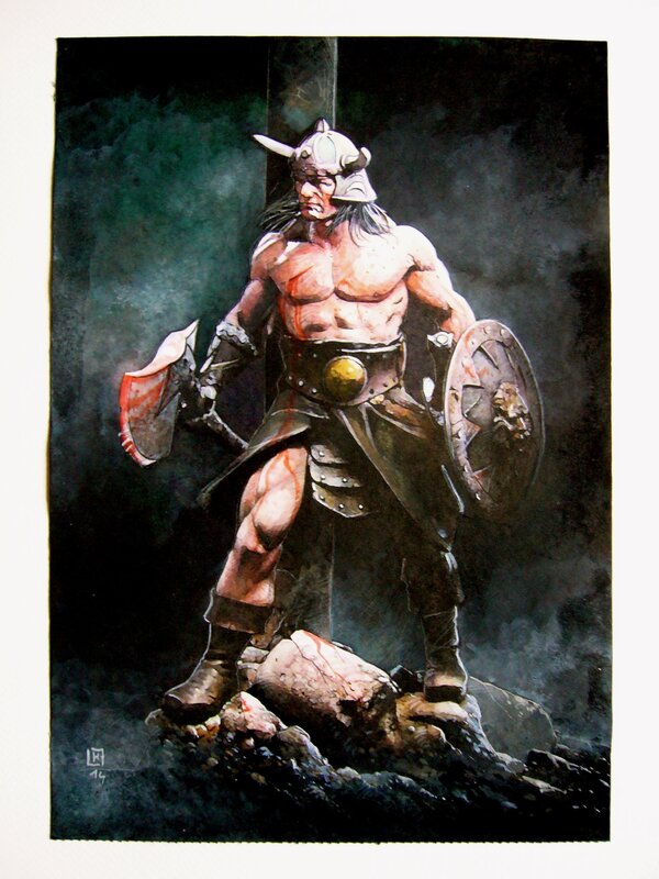 Conan by Fabrice Le Hénanff - Original Illustration