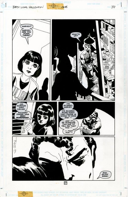 Tim Sale, Batman - The Long Halloween #1 p 31 - Planche originale