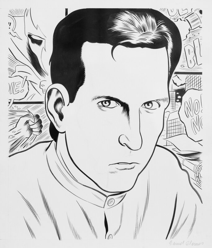 Portrait par Daniel Clowes - Illustration originale