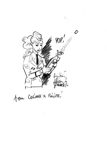 Schwartz Olivier - Spirou et Fantasio - Le groom vert-de-gris - Sketch