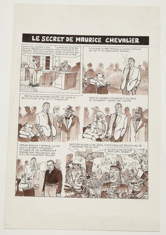 Daniel Goossens, Le SECRET DE MAURICE - SACRE MAURICEUUU !!! - Comic Strip
