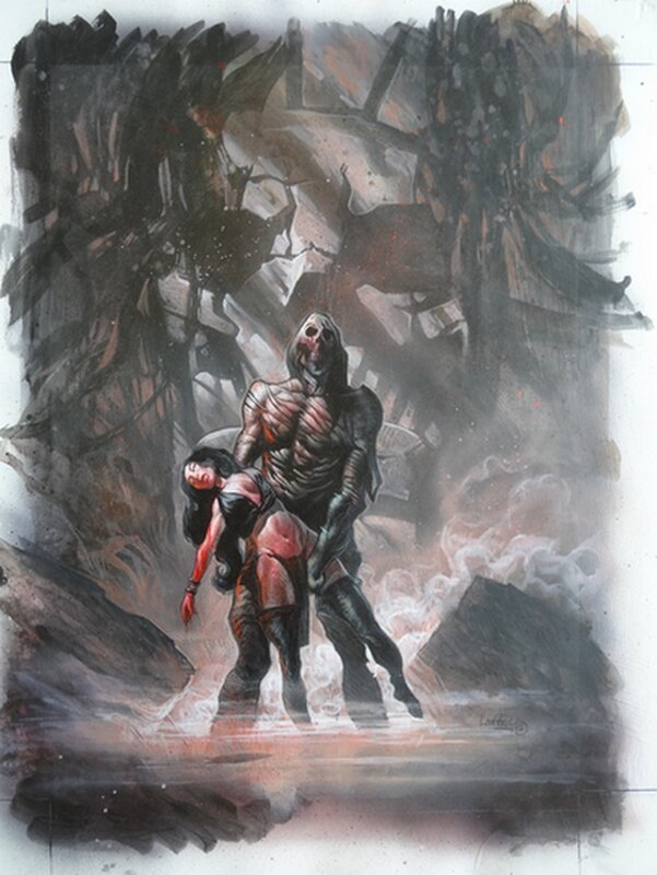 Mathieu Lauffray, Serment de l'ambre - tome 2 - Original Cover