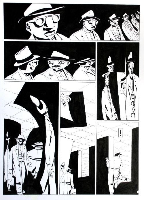Marc-Antoine Mathieu, Julius Corentin Aquefacques - l'épaisseur du miroir - Comic Strip