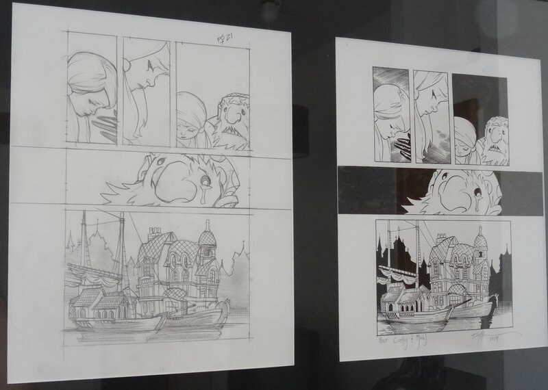 Ted Naifeh, Planches originales pour la série Polly et les pirates - Planche originale