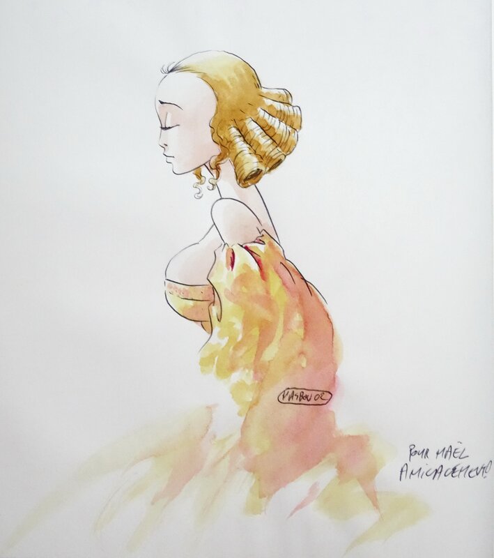 Dédicace de JL Masbou - Sketch