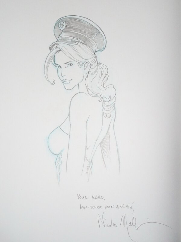 Dédicace de N. Malfin (1) - Sketch