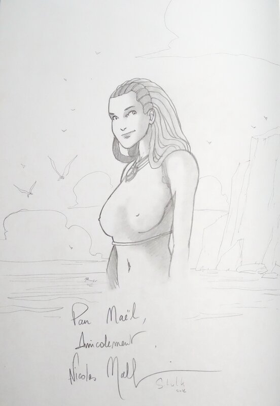 Dédicace de N. Malfin (5) - Sketch