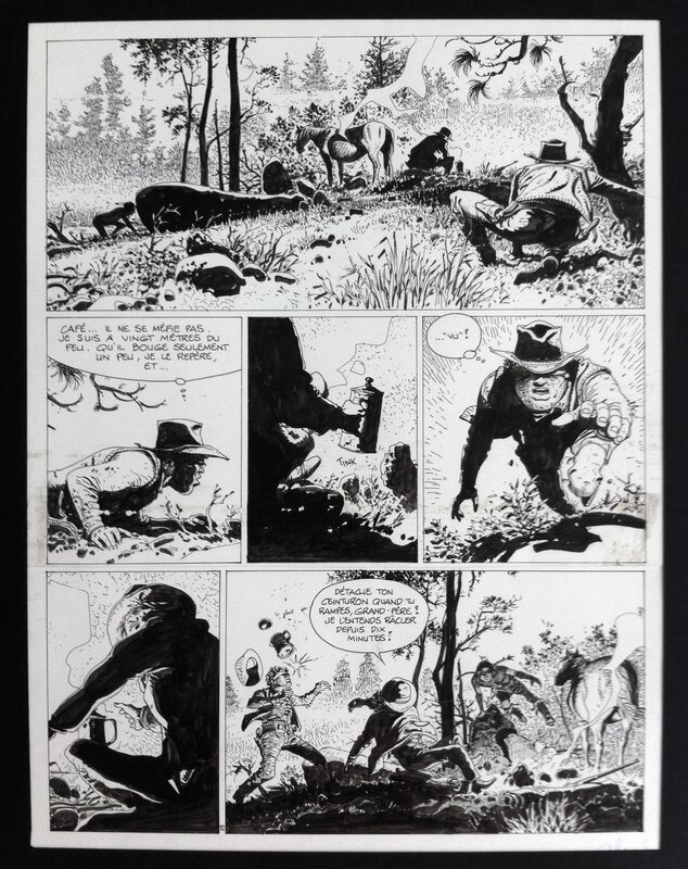 Hermann, Comanche, Et le diable hurla de joie - Comic Strip