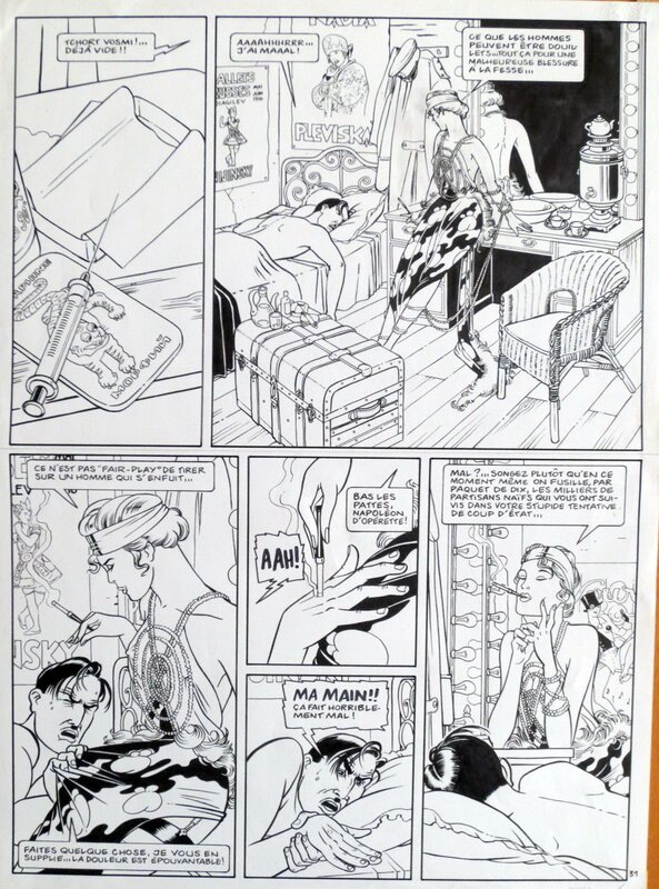 Nuit Blanche T4 p31 par Olivier Neuray - Planche originale