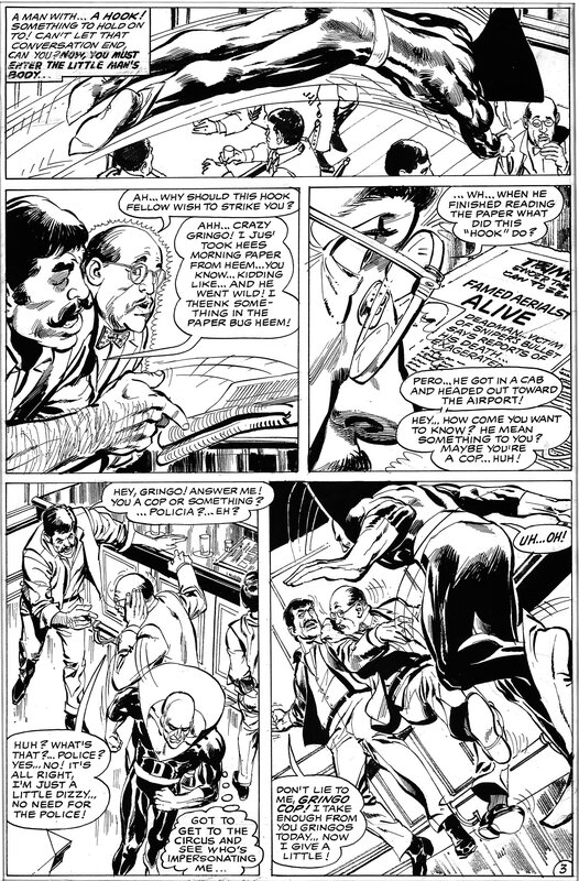 Neal Adams, Strange Adventures # 212 p. 3 . Deadman . - Comic Strip