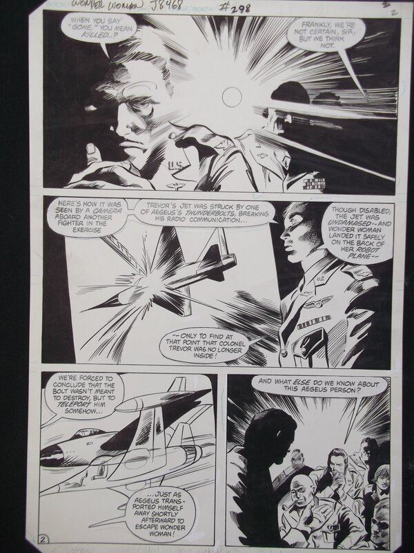 Gene Colan, (Wonder Woman) Militaires - Planche originale