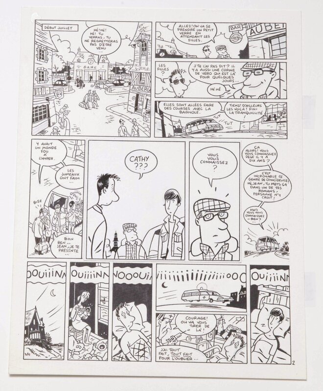 Monsieur JEAN par Philippe Dupuy, Charles Berberian - Planche originale