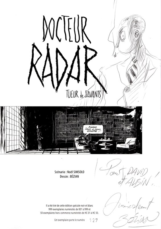 Docteur Radar TL1 par Frédéric Bézian - Dédicace