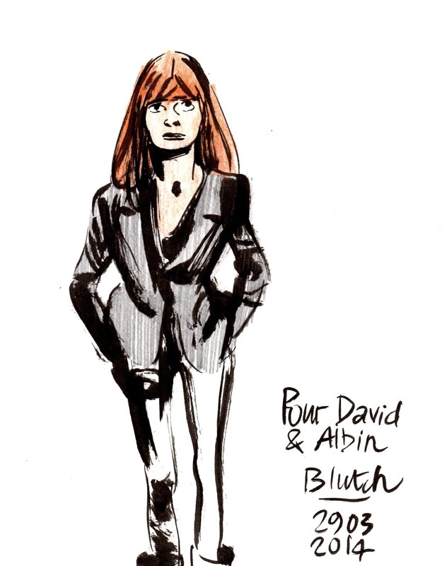 Lune L'envers by Blutch - Sketch