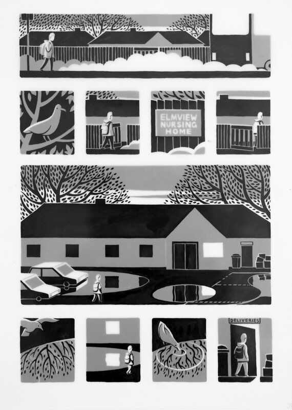 Automne par Jon McNaught - Planche originale