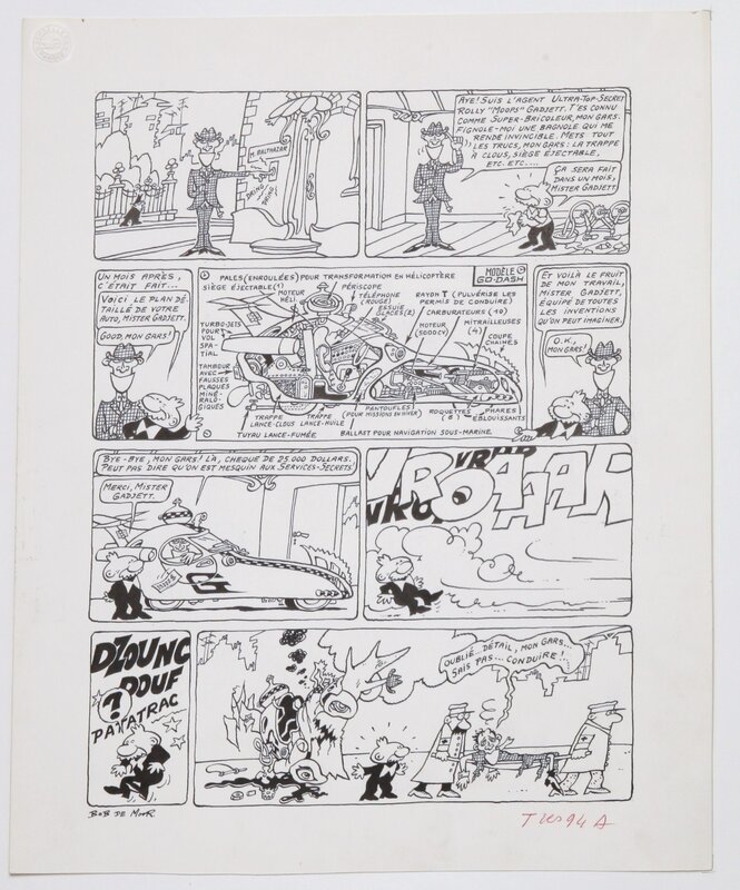 Bob De Moor, Balthazar et l'agent secret !! - Comic Strip