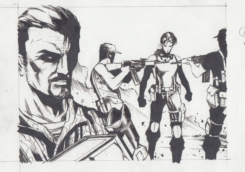 Agustin Padilla, Gi JOE. Origins 6. 13. - Planche originale