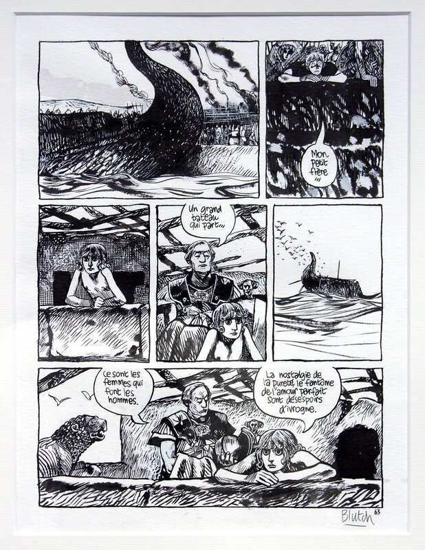 Peplum de BLUTCH - Planche originale