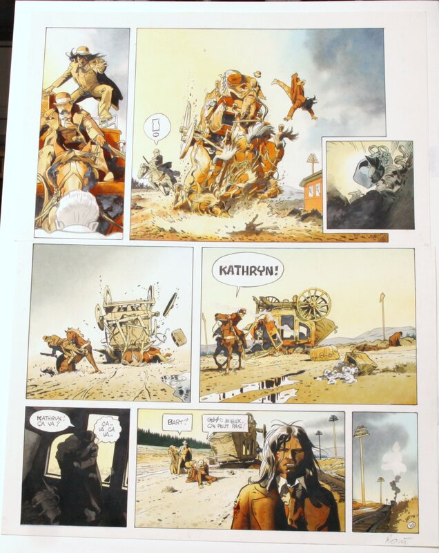 Christian Rossi, West TOME 6 - SETH  -Planche 10 - Comic Strip