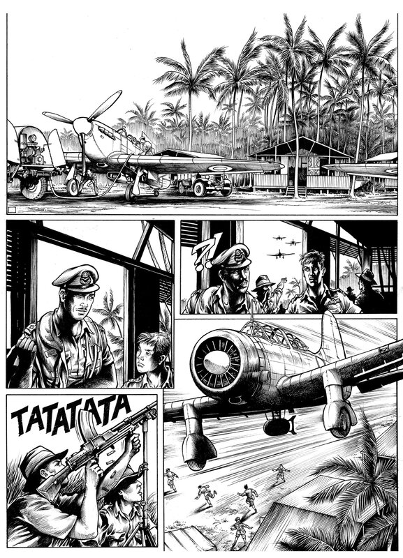 Birma wwII par Thomas Du Caju - Planche originale