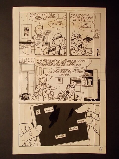 Maurice Tillieux, Gil Jourdan n° 5, « L'enfer de Xique-Xique », 1960. - Comic Strip