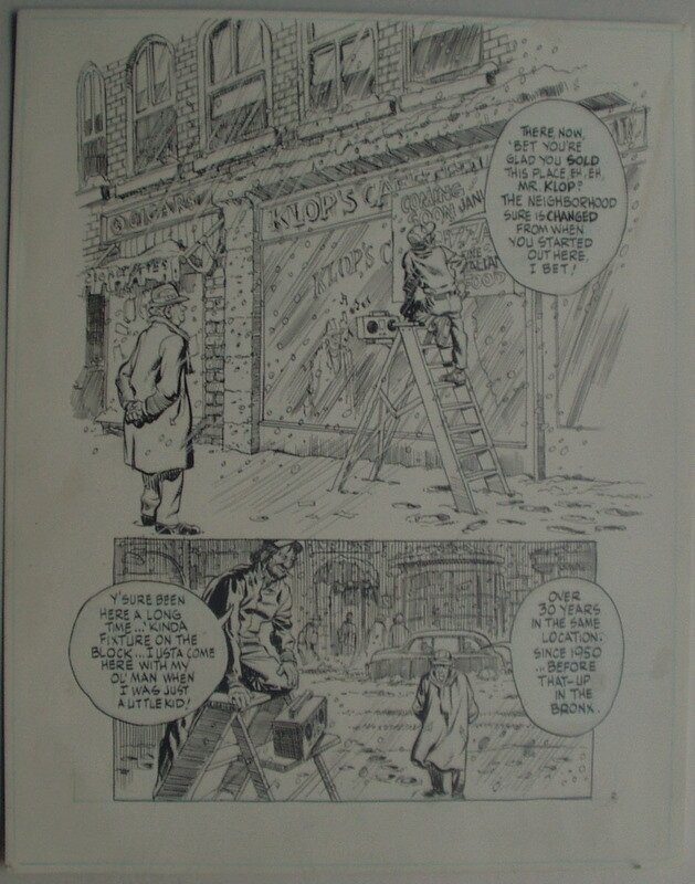 Will Eisner, Sunshine city page 2 - Planche originale