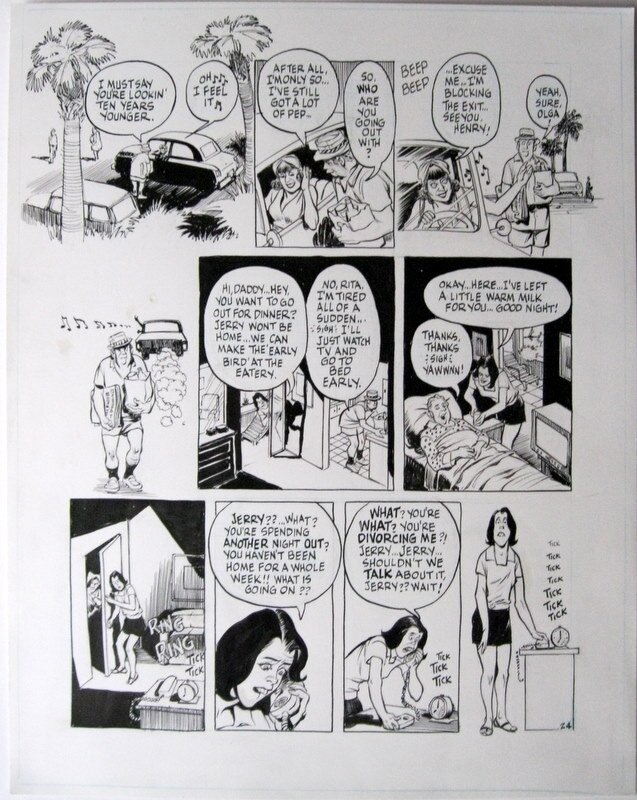 Will Eisner, Sunshine city page 24 - Planche originale