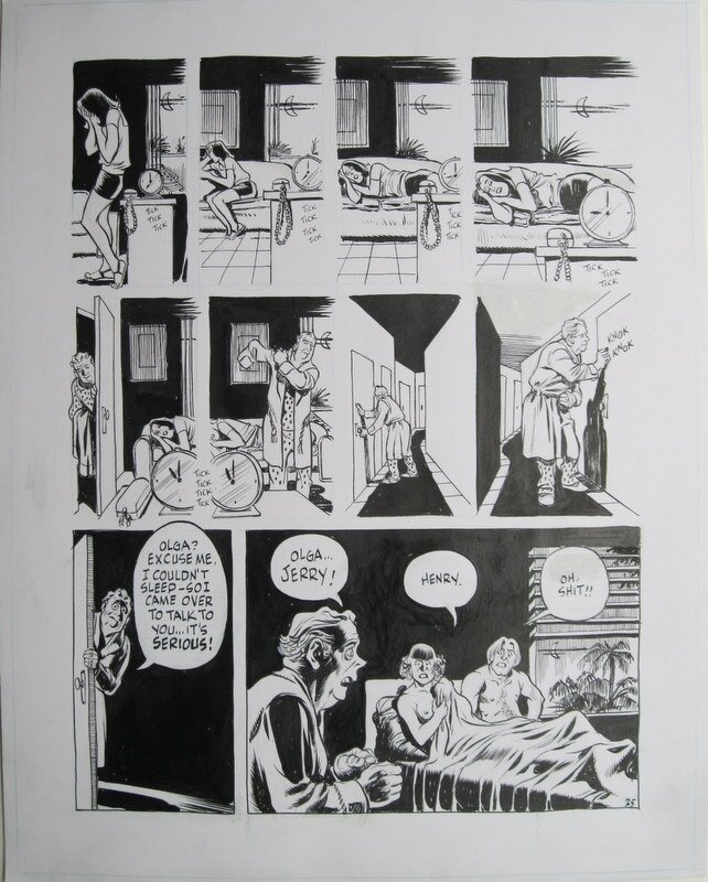 Will Eisner, Sunshine city page 25 - Planche originale